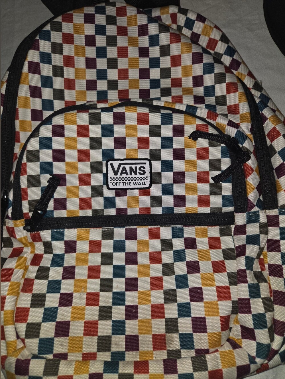 Vans Checkerboard Multi-Color Backpack - Picture 4 of 10